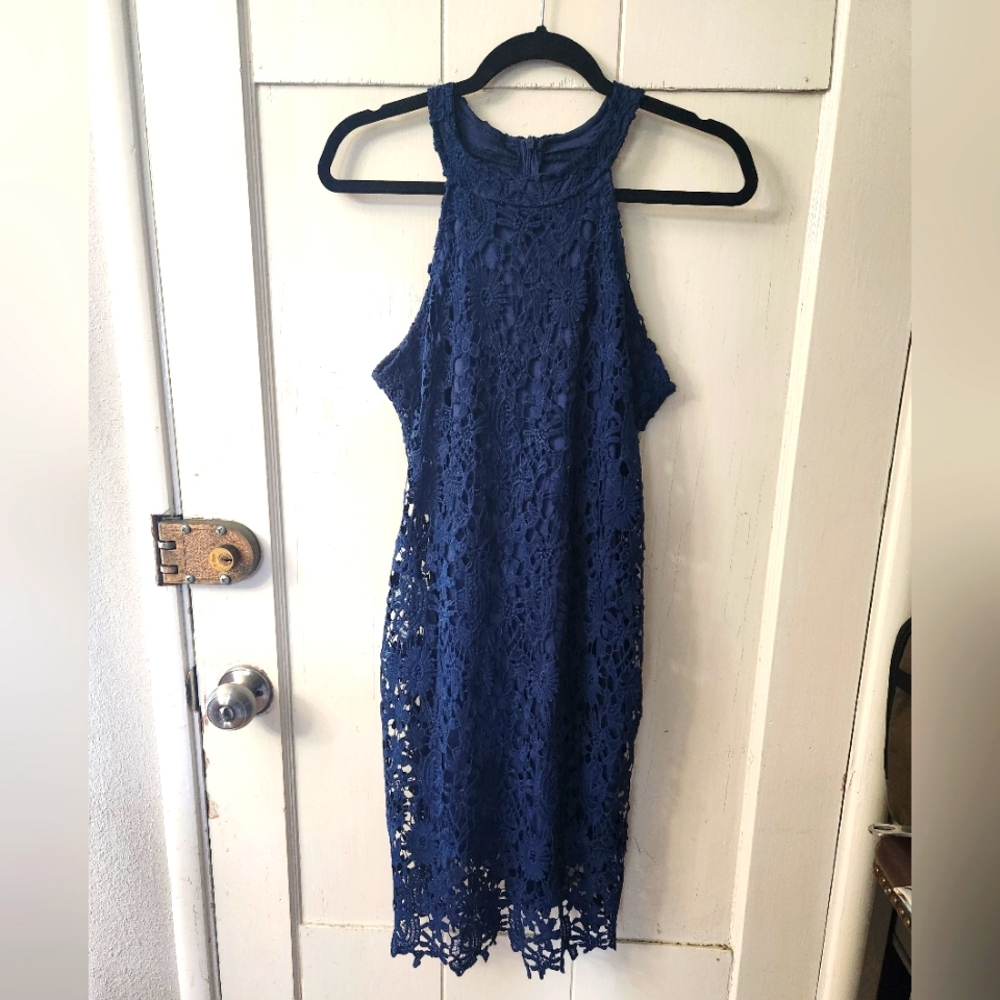 Blue Lace Dress